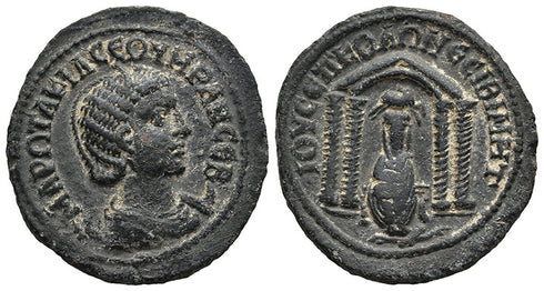 Ancient Roman Provincial coin of Augusta Otacilia Severa minted in Nisibis, Mesopotamia
